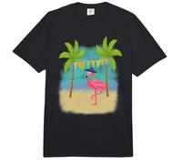 Flamingo at the Beach Comfort Colors Adult Heavyweight T-Shirt
