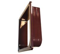 Flamingo Back Plate Cat Door 4-Way For Large Cats Brown 50Mm Waterproof