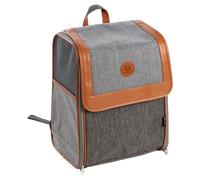 Flamingo Backpack Tanana Gray For Small Dogs, 35x25x42 Cm, Weatherproof