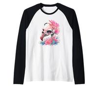 Flamingo, Be Flamazing, Raglan Baseball Tee
