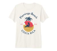 Flamingo Beach Costa Rica Premium T-Shirt