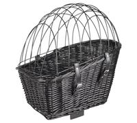 Flamingo Bicycle Basket Black 46, 5x43, 5x40, 5cm for Small Dog At Luggage Rack