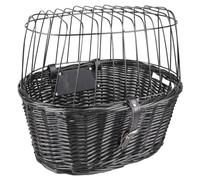 Flamingo Bicycle Basket for Dog Black 46, 5x37, 5x40, 5cm Click System 12kg
