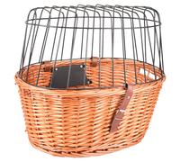 Flamingo Bicycle Basket Handlebar Brown Click Dog Mass 46, 5x43, 5x40, 5 CM Max