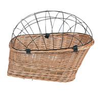 Flamingo Bicycle Basket Willow Dog 55x35x51,5cm Grid Carrier To 12kg