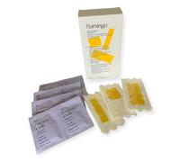 Flamingo Bikini Hair Wax Kit 24 Strips + 8 Post Wax Cloths Sensitive Skin