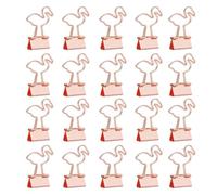 Flamingo Binder Clips: Mini & Big Binder Clips, Creative Paper Clips, Stationery for Students & Office, for Reports, Notes