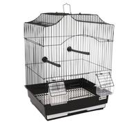 Flamingo Bird Cage Lampung 2 Black For Canaries, 34x28x44.5 Cm