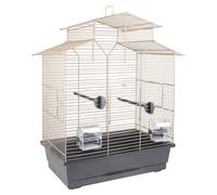 Flamingo Bird Cage/Parakeet Cage Numfor 1 Metallic Taupe, RRP 84.90 EUR, NEW