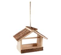 Flamingo Bird Feeder For Hanging 23X11X16 Cm Wood For Birds