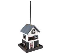 Flamingo BIRD FEEDER SILO SEEDS NEAH WOOD 19x19x25CM