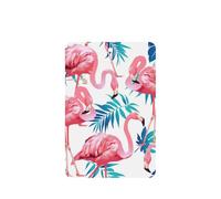 Flamingo Bird Green Plant Leaf Printing 10 Pcs Car Air Freshener Fragrant Sheets,Car Hanging Accessories With Strings For Decor