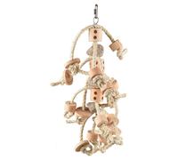 Flamingo Bird Toy Sully Rope Natural Cotton 50 Cm For Birds