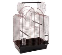 Flamingo Budgerigar Cage Bizet 54X34X74.5Cm Copper/Black With Perch