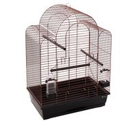 Flamingo Budgie Cage Edith 54X34X74.5 Cm Copper/Black With Perch