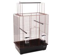 Flamingo Budgie Cage Halura 54X34X65 Cm Copper/Black With Accessories