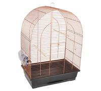 Flamingo Budgie Cage Klara 2 Copper 45X28X62.5Cm With Food Bowl & Drawer