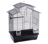 Flamingo Budgie Cage Numfor 1 Blue 51X30X60Cm With Food Bowl & Drawer