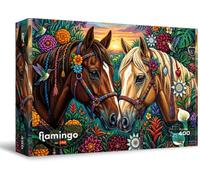 Flamingo by Trefl, Floral Gallop - 400 Piece Puzzle, 10+