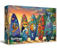 Flamingo by Trefl, Summer Adventure on the Waves - 400 Piece Puzzle, 10+