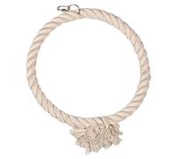 Flamingo Cage Hanger Rope Ring For Birds, Play & Balance Training
