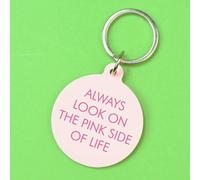 Flamingo Candles Always Look on the Pink Side of Life Keyring in Lilac Flamingo Candles Lilac
