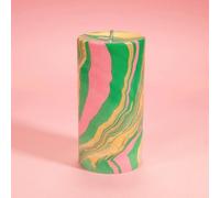 Flamingo Candles Beverly Hills Marble Pillar Candle Multi One Size