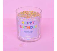 Flamingo Candles Birthday Cake Happy Birthday Sprinkle Candle In Lilac Lilac One Size