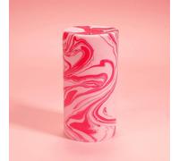 Flamingo Candles Loverdose Marble Pillar Candle In Pink Pink One Size