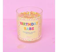 Flamingo Candles Passionfruit Martini Birthday Babe Sprinkle Candle in Yellow Flamingo Candles Yellow