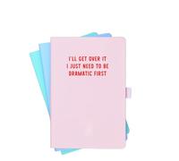 Flamingo Candles Pink Notebook, I'll Get Over It I Just Need to Be Dramatic First, Drama Queen, Sassy Gift, Secret Santa Gift