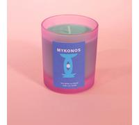 Flamingo Candles Sea Spray & Cedar Mykonos Vacay Candle in Pink Flamingo Candles Pink