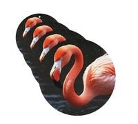 Flamingo Car Air Freshener Cards for Women Men 4 Pack Cute Car Accessories Long Lasting Scent Car Diffuser Hanging Auto Aromatherapy Tablets Car Fresheners Gifts