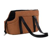 Flamingo Carry Bag Alessia Brown For Cats With Cushion And Short Leash