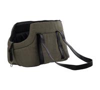 Flamingo Carry Bag Alessia For Cats Green With Cushion And Safety System