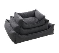 Flamingo Cat Bed Avalon Dark Gray Rectangular With Memory Foam Washable At 30°C