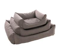 Flamingo Cat Bed Avalon Rectangular Light Gray With Memory Foam Non-Slip
