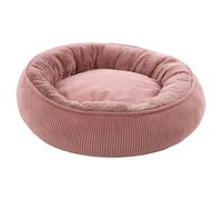Flamingo Cat Bed Colette Round 46X46 Cm Dusty Pink Non-Slip Plush Fabric