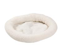 Flamingo Cat Bed Sheepskin Cream 48X37 Cm Washable For Cats Plush