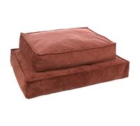 Flamingo Cat Cushion Reno Rectangular Salmon Pink, Washable, Memory Foam