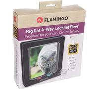Flamingo CAT DOOR 4-WAY VEGO BLACK