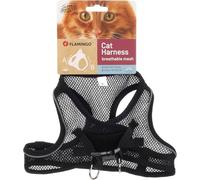 Flamingo Cat Harness Step&Go Berta Black L 30-34cm 48-52cm