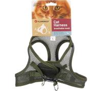 Flamingo Cat Harness Step&Go Berta Khaki L 30-34cm 48-52cm
