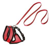 Flamingo Cat Harness with leash Harms Red & Black 32cm 36-48cm 110cm 10mm