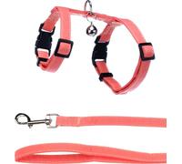 Flamingo Cat Harness with leash Kitten Lomi Salmon pink 15-22cm 20-30cm 120cm 10mm