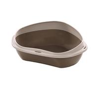 Flamingo CAT LITTER BOX CORNER SADIO TAUPE L 58,5x48x20,5CM