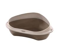 Flamingo CAT LITTER BOX CORNER SADIO TAUPE S 49,5x39,5x17CM