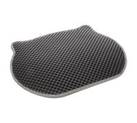 Flamingo Cat Litter Mat Cat Head Gray - Efficient Catch Mat