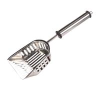 Flamingo Cat Litter Scoop Ian Silver 31.5X14.2Cm Stainless Steel Hanging