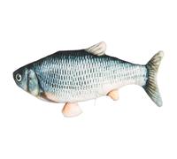 Flamingo Cat Toy Flounder 29Cm Fish Gray With Catnip USB Movable